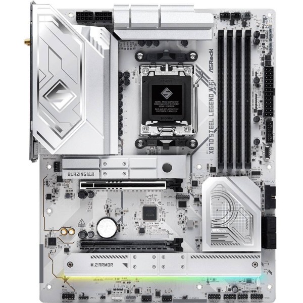 Фото - Материнська плата ASRock X870 STEEL LEGEND WIFI DDR5 Фото - Материнська плата ASRock X870 STEEL LEGEND WIFI DDR5