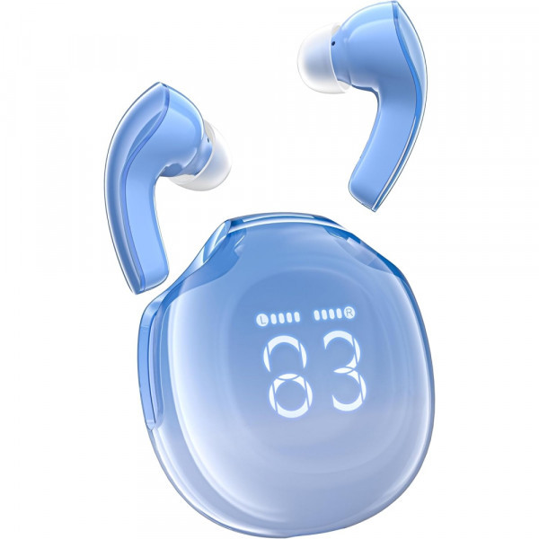 Фото - Навушники вкладиші бездротові TWS AceFast T9 glacier blue (6974316282525)