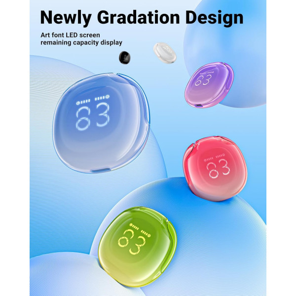 Фото - Навушники вкладиші бездротові TWS AceFast T9 glacier blue (6974316282525)