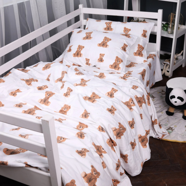 Фото - Комплект постельного белья MirSon 175x210 см 017 Teddy Фланель (2200009655579)