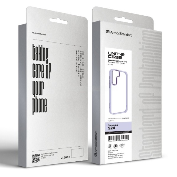 Фото - Чехол для смартфона Armorstandart UNIT2 for Samsung S24 Lavender (ARM74813)