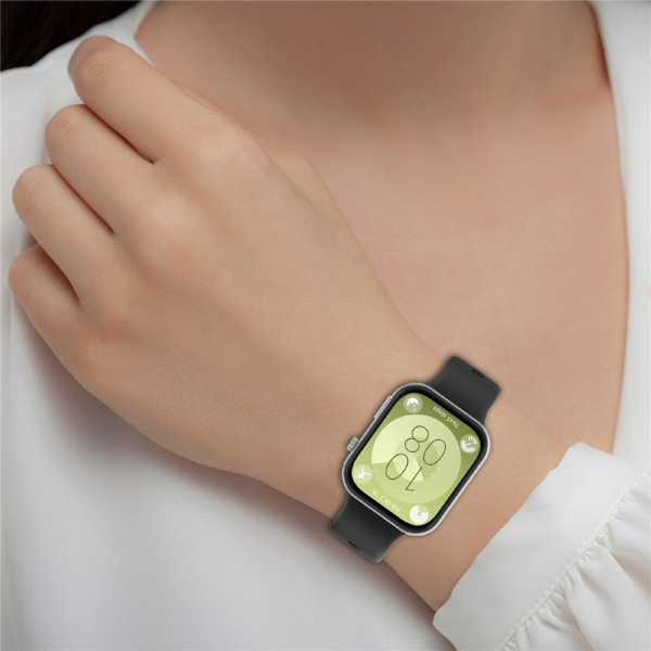 Фото - Ремінець для смарт-годинника BeCover for Huawei Watch Fit 3 / Fit 4 / Fit 4 Pro Black (714106)