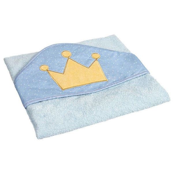 Фото - Рушник махровий дитячий Canpol babies з капюшоном 85x85 см King (26/800_blu)