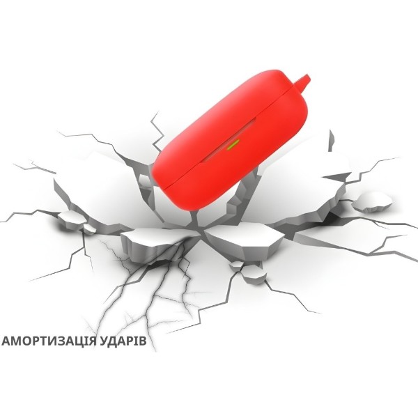 Фото - Чохол для навушників BeCover Silicon for Realme Buds Air 7 Pro Red (714816)