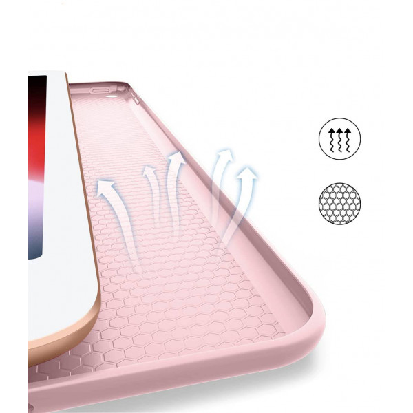 Фото - Чехол для планшета BeCover Tri Fold Soft TPU Silicone for Apple iPad Air 4 10.9 2020/2021 Rose Gold (706874)