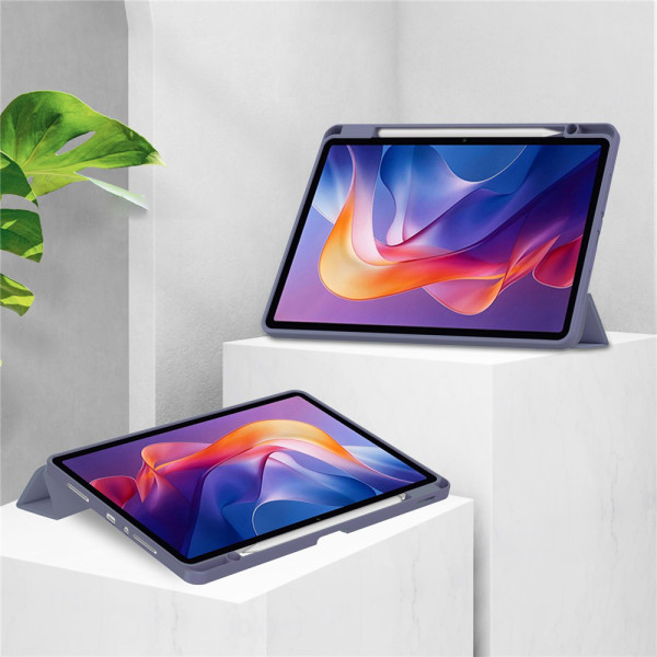 Фото - Чохол для планшета BeCover Soft Edge з кріпленням для стілусу for Xiaomi Redmi Pad 2 11.0" Purple (713663)