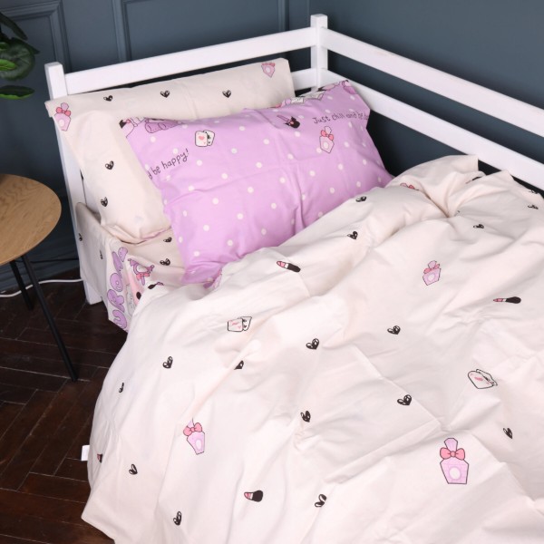 Фото - Комплект постельного белья MirSon Бязь Kids Time 17-0822 Kuromi 175х210 см (2200011553191)
