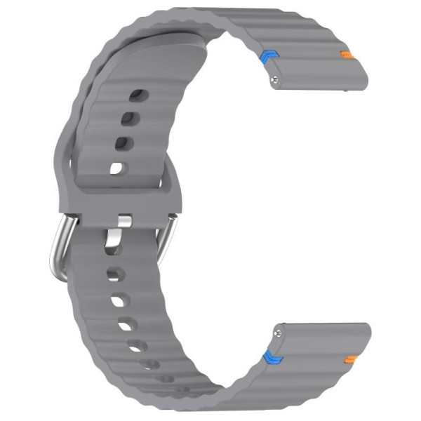 Фото - Ремінець для смарт-годинника BeCover Ribbed Tape (22mm) for Xiaomi Watch 2 / 2 Pro / S4 / S3 / S1 Pro / S1 / S1 Active Gray (714296)