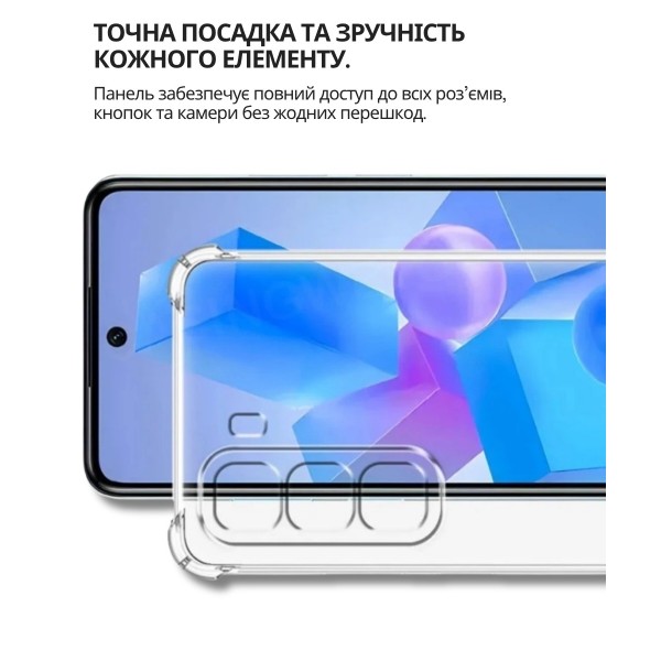 Фото - Чехол для смартфона BeCover Anti-Shock for Infinix Hot 60 5G (X6726) / 60i 4G (X6728) Clear (714403)