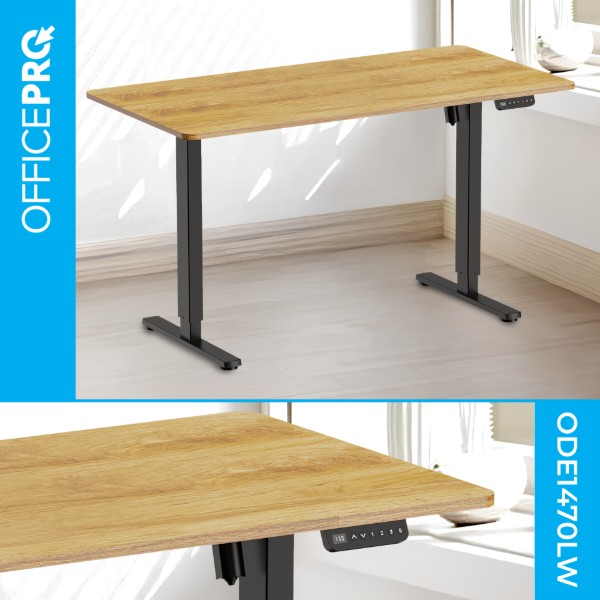 Фото - Стол компьютерный OfficePro ODE1470LW Light Wood/Black