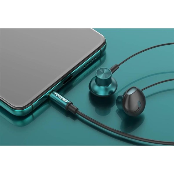 Фото - Навушники вкладиші дротові Foneng T63 Half in-ear (T63-E-HIE-MM)