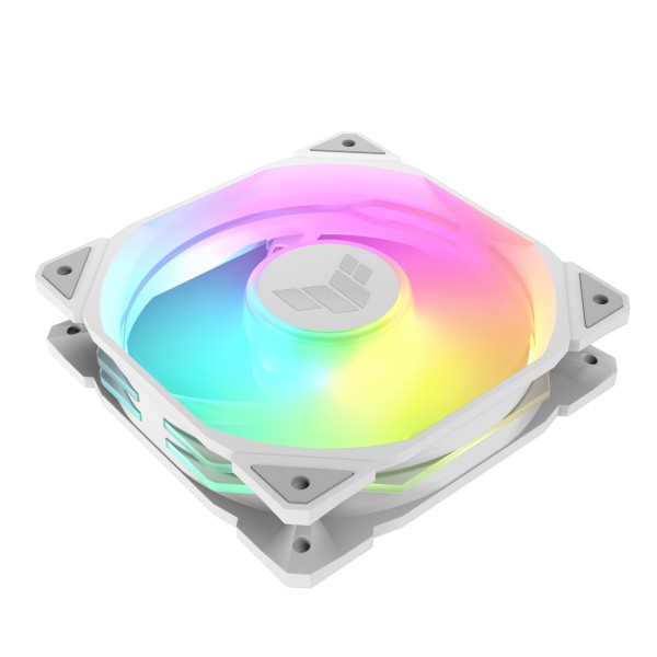 Фото - Корпусний вентилятор Asus TUF Gaming TR120 ARGB Reverse White (90DA00D3-B09000)