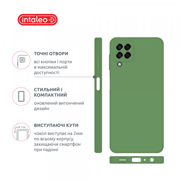 Фото - Чохол для смартфону Intaleo SoftShell for Samsung Galaxy A22 LTE (4G) Green (1283126562624)