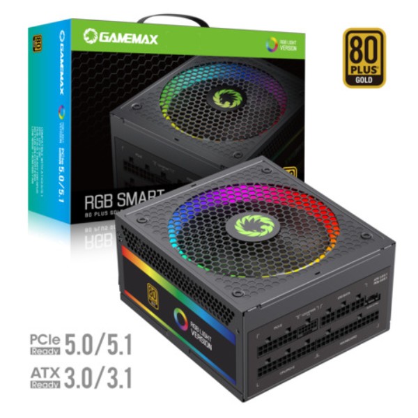 Фото - Блок питания для ПК Gamemax RGB 850 PRO (ATX3.1 PCIe5.1)
