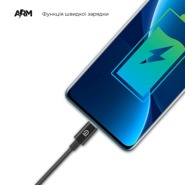 Фото - Кабель Armorstandart AMD718B USB-C to USB Cable 1m Black (ARM64291)