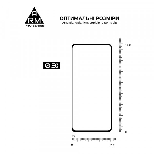 Фото - Захисне скло для смартфону Armorstandart Pro for OPPO A60 4G Black (ARM78605)