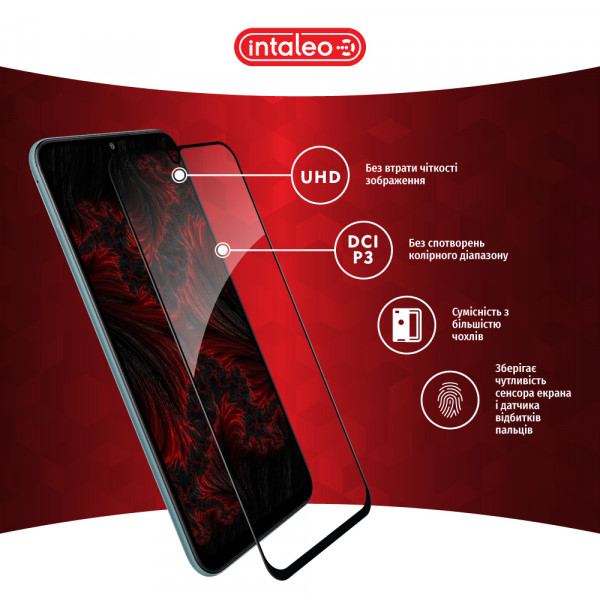 Фото - Захисне скло для смартфону Intaleo Full Glue for Samsung M34 5G Black (1283126575761)
