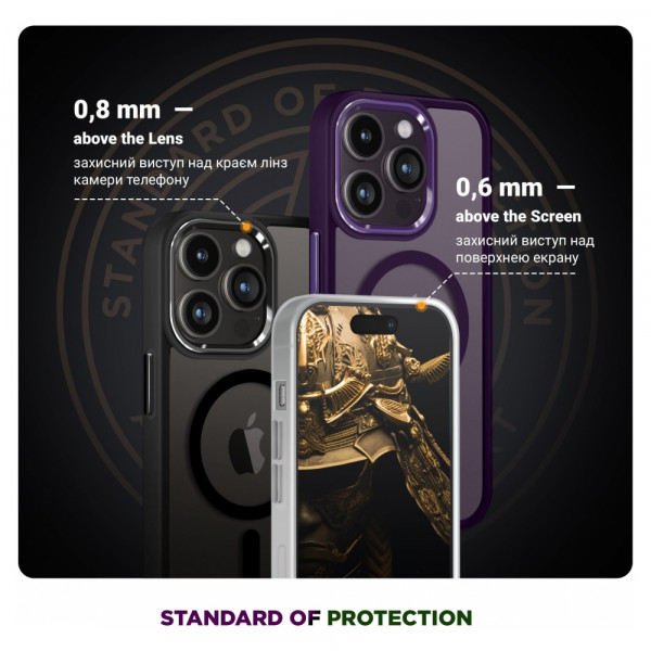 Фото - Чохол для смартфону Armorstandart Unit MagSafe for Samsung S24 Ultra Matte Clear Silver (ARM74869)