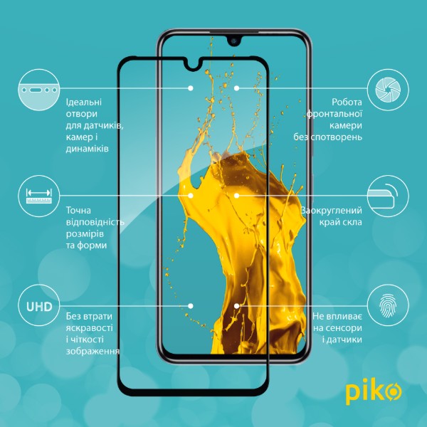 Фото - Защитное стекло для смартфона Piko Full Glue for Infinix Note 12 Pro Black (1283126546655)