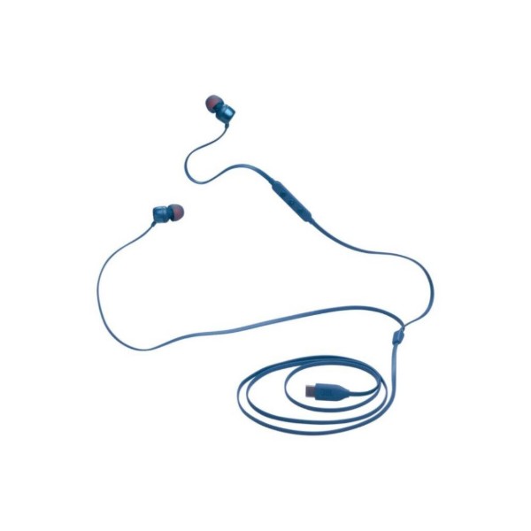 Фото - Навушники вкладиші дротові JBL Tune 310C USB-C Blue (JBLT310CBLU)