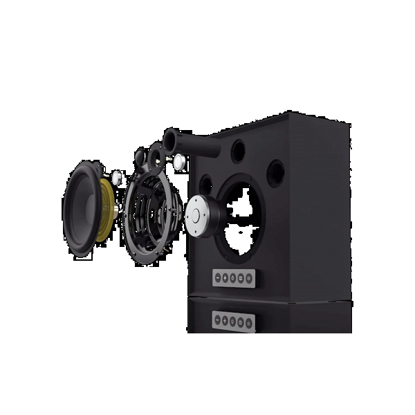 Фото - Акустична система стаціонарна MOREL Hogtalare - Black Cabinet With Black Grill (EU)