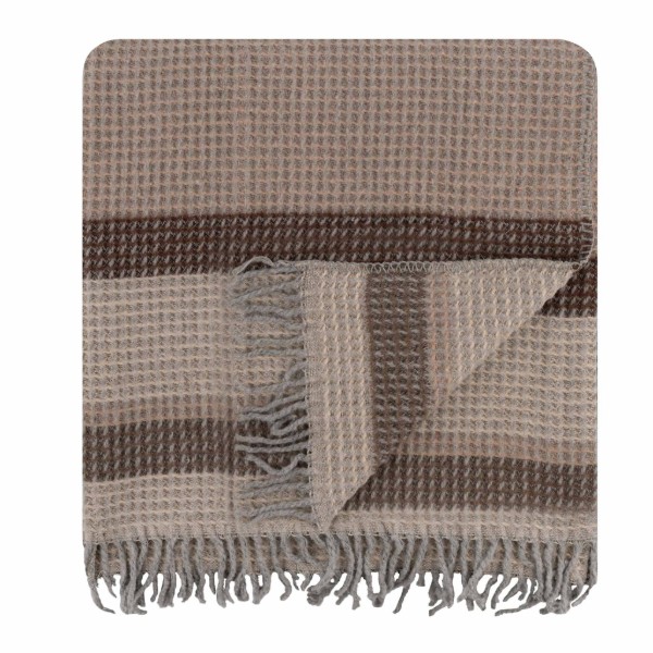 Фото - Плед полуторный ARDESTO Leonardo 150х200 см коричневый (ART0422LT)
