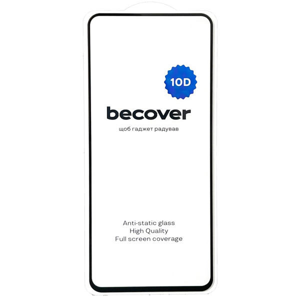 Фото - Захисне скло для смартфону BeCover for Oppo A5x / A5 2025 (4G/5G) 10D Black (713930)