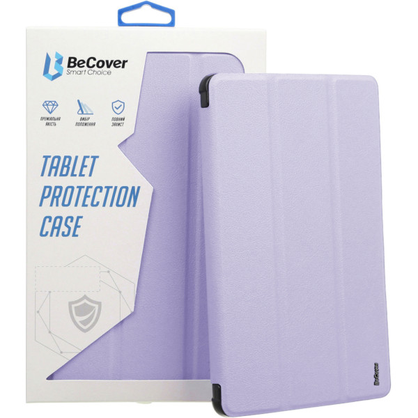 Фото - Чохол для планшета BeCover Ultra Slim Origami Transparent с креплением Apple iPad Air 11" M2/M3 2024/2025 Purple (711392)