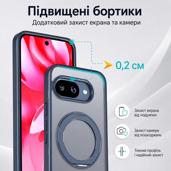 Фото - Чохол для смартфону BeCover Aura Fold for Google Pixel 9a Blue (715666)