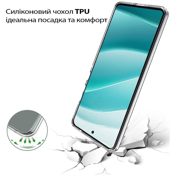 Фото - Чохол для смартфону BeCover for Motorola Edge 60 Transparancy (713771)