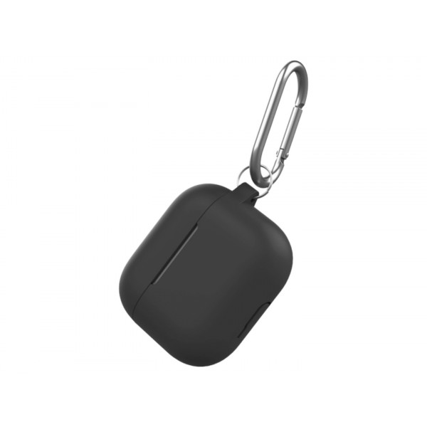 Фото - Чохол для навушників KeyBudz for Apple AirPods 3 Elevate Series Keychain Black (AP3_S5_BLK)