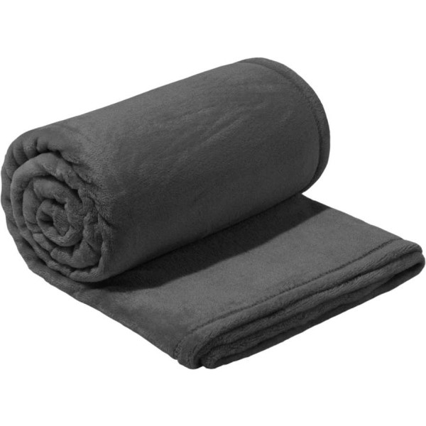 Фото - Плед полуторний Lelit 150х200 темно-сірий (1203044)