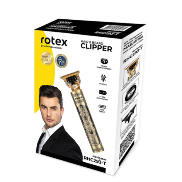 Фото - Триммер для усов и бороды Rotex RHC293-T Navigator