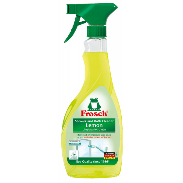 Фото - Средство для мытья в ванной комнате Frosch Очиститель лимон д/ванны и душа 500 мл