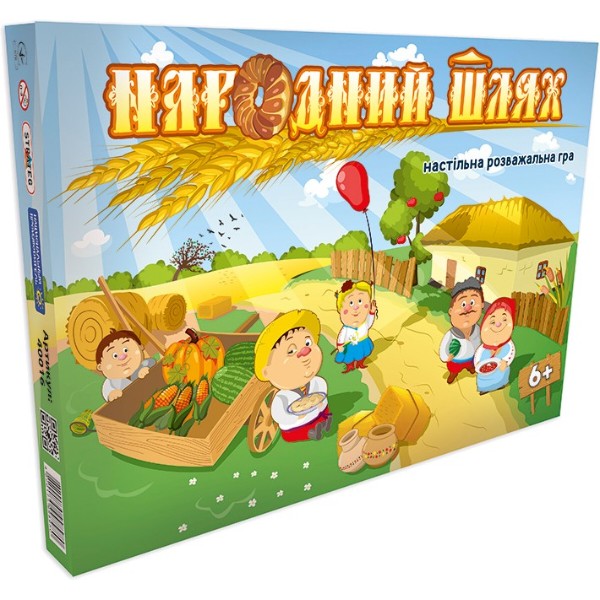 Фото - Настільна гра (5-7 років) Strateg бродилка "Народний шлях", укр (40016)