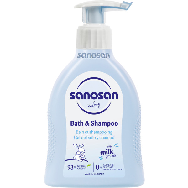 Фото - Гель для душа дитячий Sanosan Baby 2 в 1, 200 мл (4003583190270) Фото - Гель для душа дитячий Sanosan Baby 2 в 1, 200 мл (4003583190270)