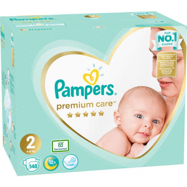 Фото - Одноразовые подгузники Pampers Premium 2 Mini 148 шт. (4015400770275)