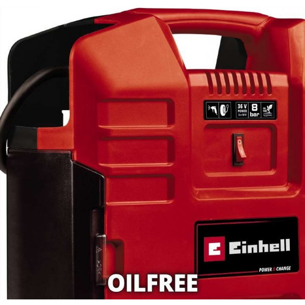 Фото - Автокомпресор Einhell TE-AC 36/8 Li OF Set-Solo PXC (4020440)