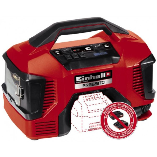 Фото - Автокомпресор Einhell X-Change PRESSITO (4020460)