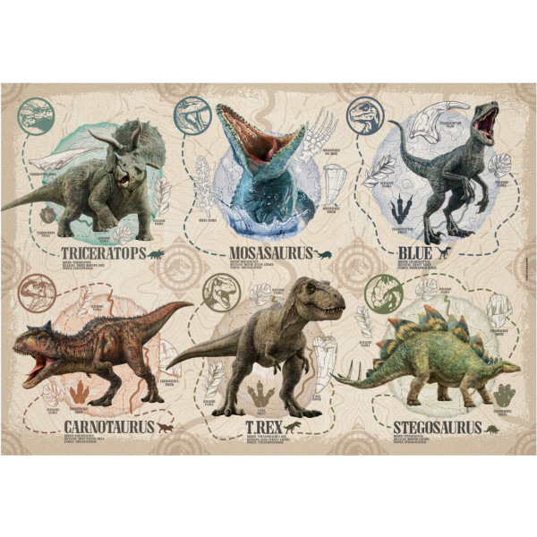 Фото - Пазли (5-7 років) Clementoni Jurassic World. New 104 ел. (27179)