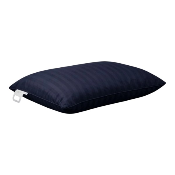 Фото - Подушка ортопедична MirSon №4029 Satin Stripe 30-0021 Dark Blue Women (2200006422396)
