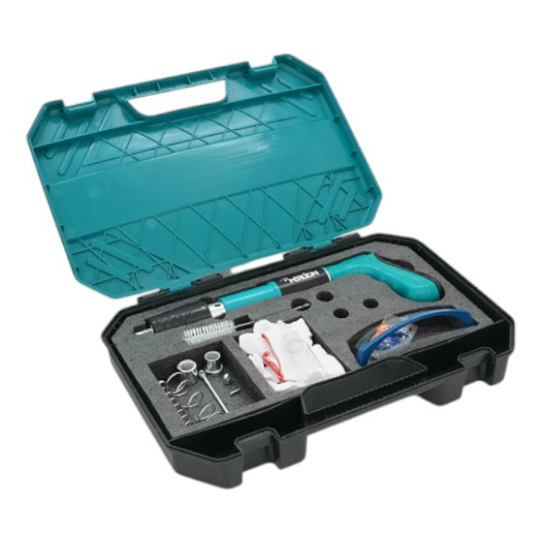 Фото - Пістолет монтажний Voltronic Yike-mini для цвяхів діаметром 7,3мм, захисні окуляри, Green