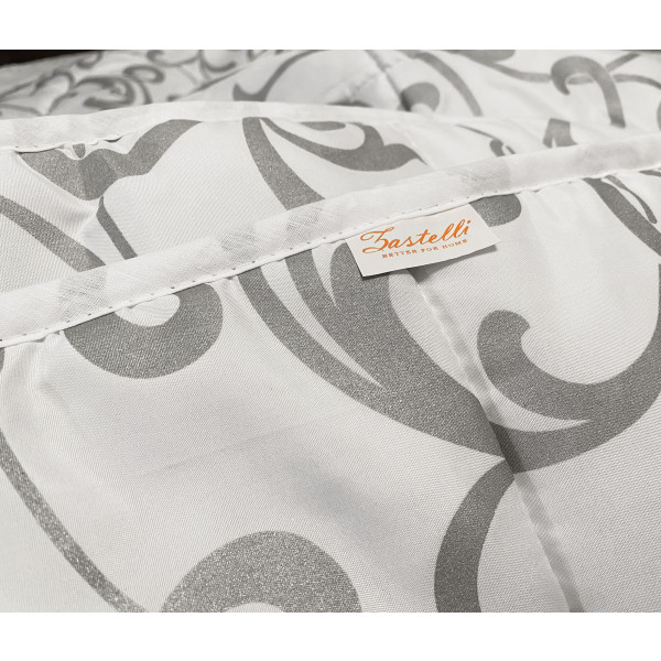 Фото - Ковдра демісезонна двоспальна євро Zastelli 200х220 см холлофайбер А111 Вензеля (20281)