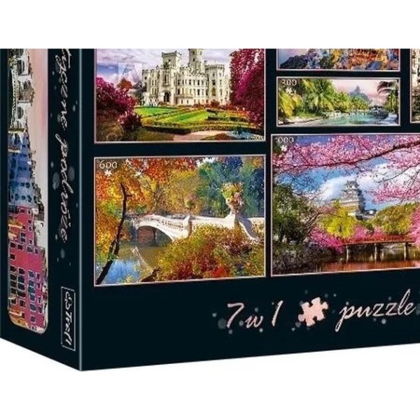Фото - Пазлы (8+) Trefl "Романтичное путешествие" 7в1 (93114)