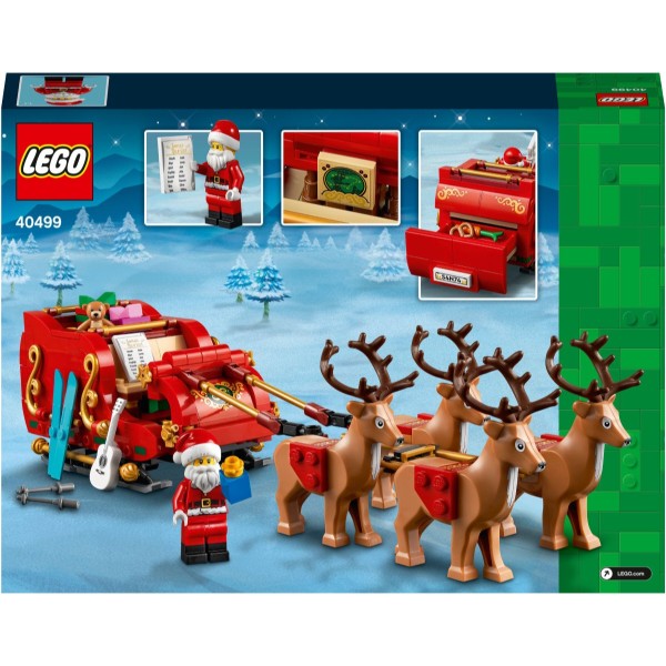 Фото - Конструктор LEGO Iconic Санки Санты (40499)