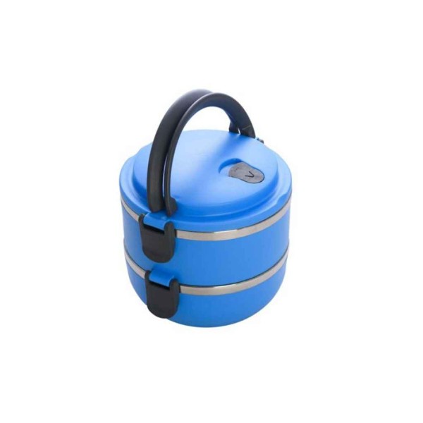 Фото - Термос для продуктів Heinner 0,7+0,7л Blue (HR-F-863-2A)