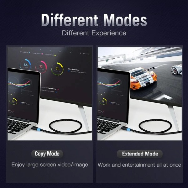 Фото - Кабель HDMI Vention HDMI M - M, 8.0 м, V2.0, 4K 60Гц (AACBK)