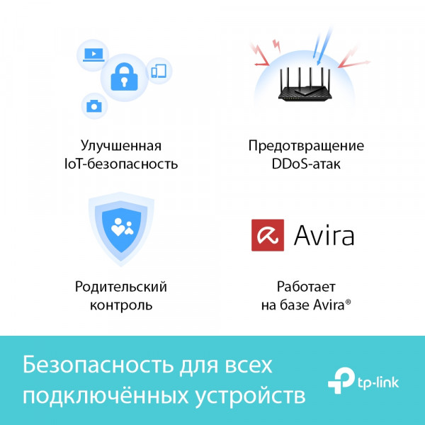 Фото - Уцінка - Маршрутизатор інтернет WiFi6 TP-Link  #