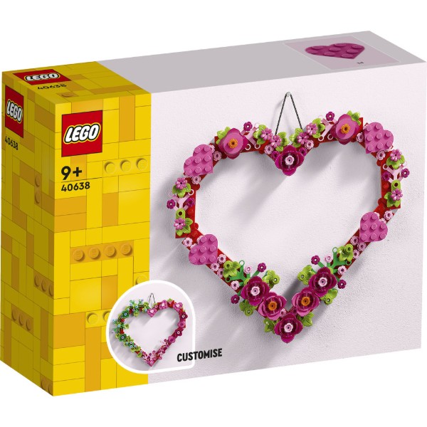 Фото - Конструктор LEGO Iconic Візерунок у вигляді серця (40638)