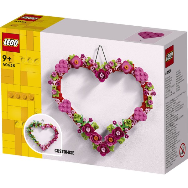 Фото - Конструктор LEGO Iconic Візерунок у вигляді серця (40638)
